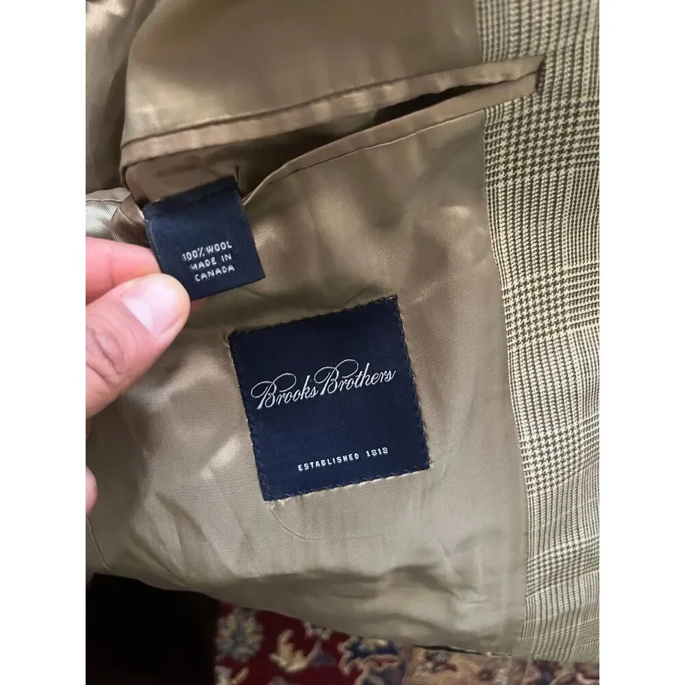 Brooks Brothers Made in Canada Loro Piana Wool Jacket